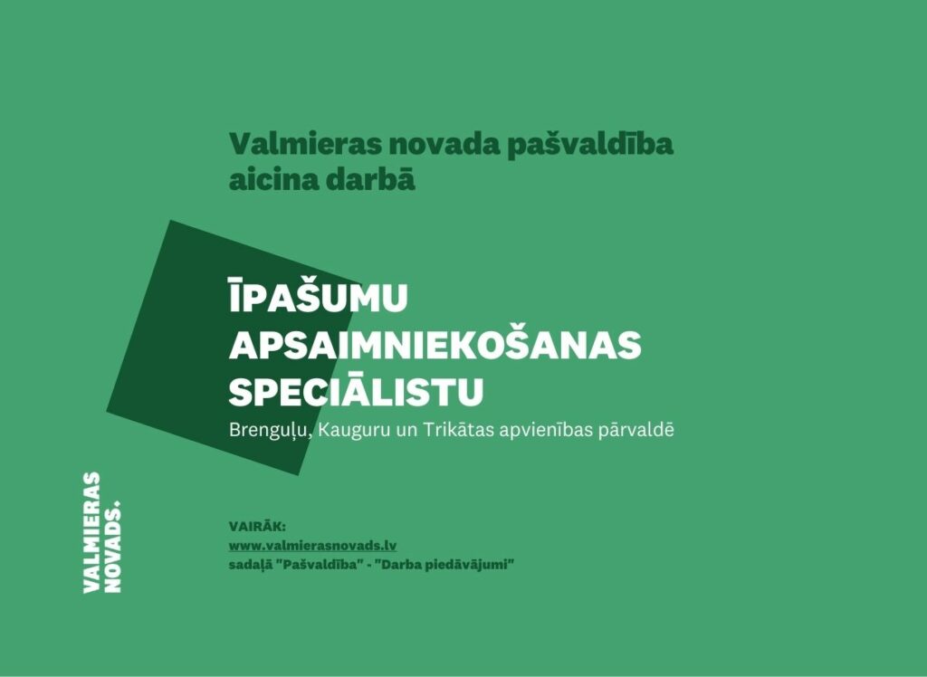 īpašumu apsaimniekošanas speciālistu