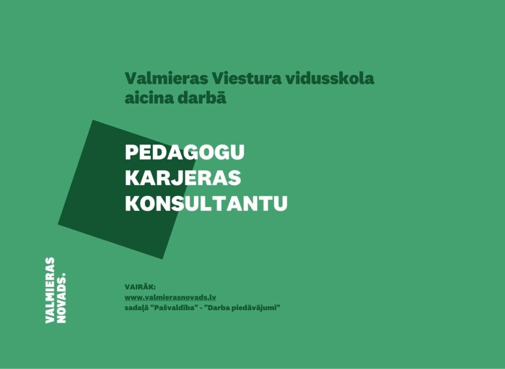 pedagogu karjeras konsultantu VVV