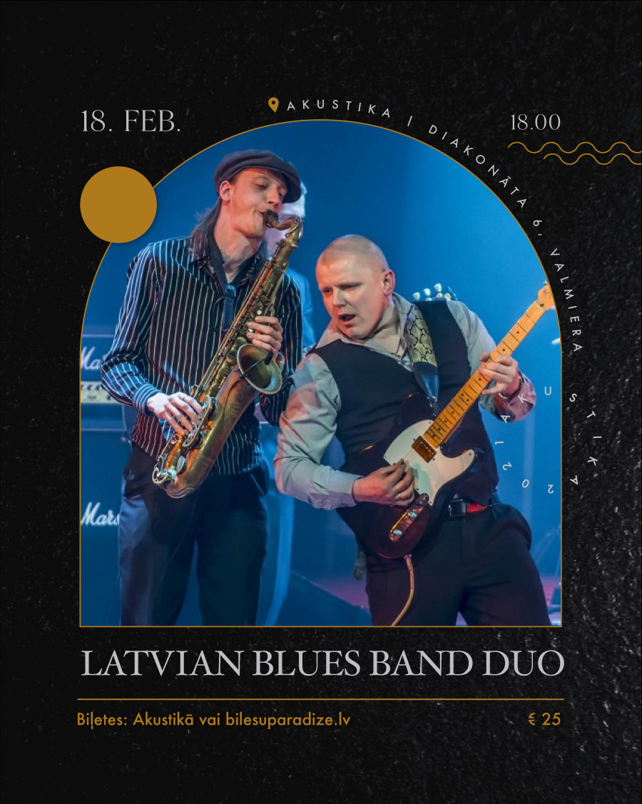Latvian blues band duo