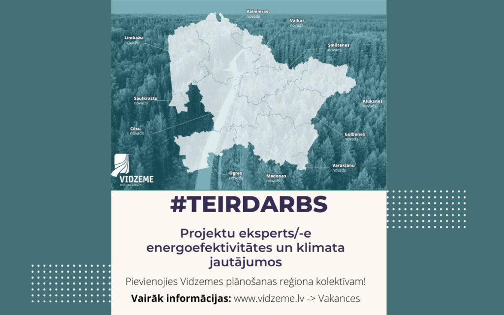 Projektu eksperts energoefektivitātes un klimata jautājumos