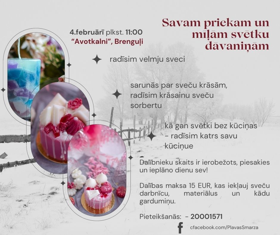 Sveču liešanas darbnīca