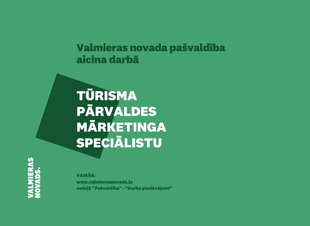 Tūrisma pārvaldes mārketinga speciālists