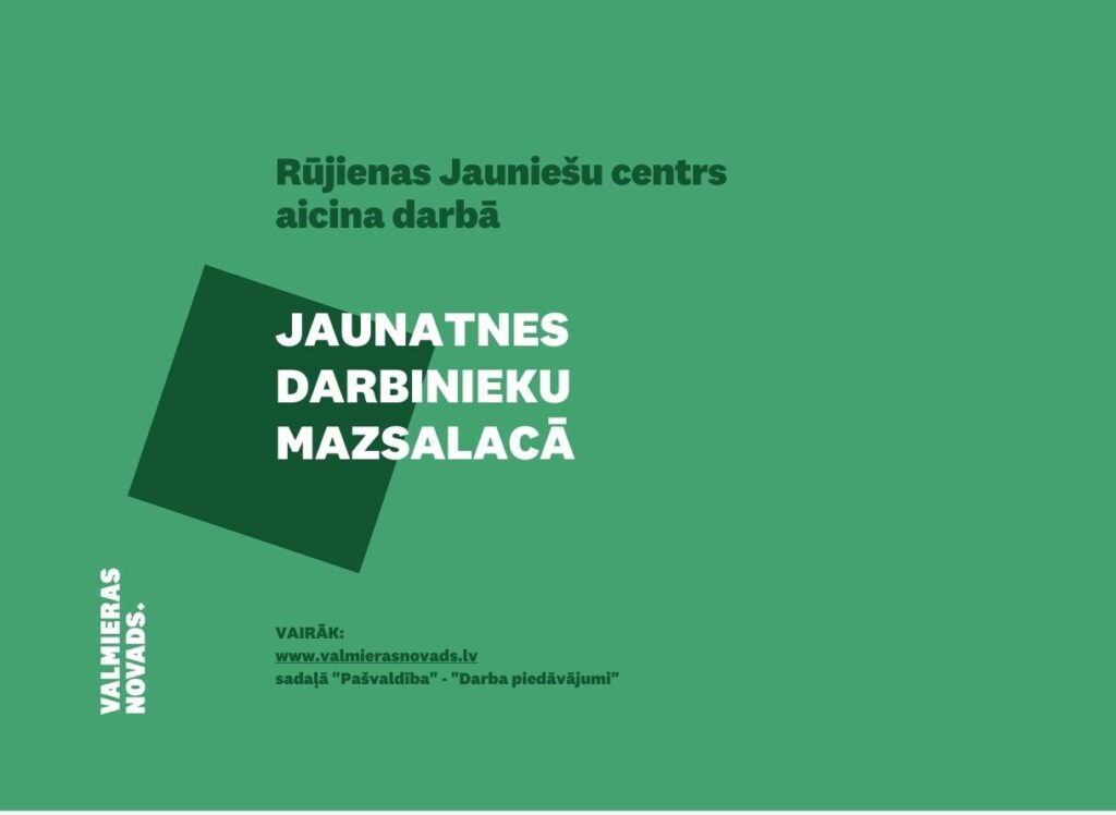jaunatnes darbinieku Mazsalacā