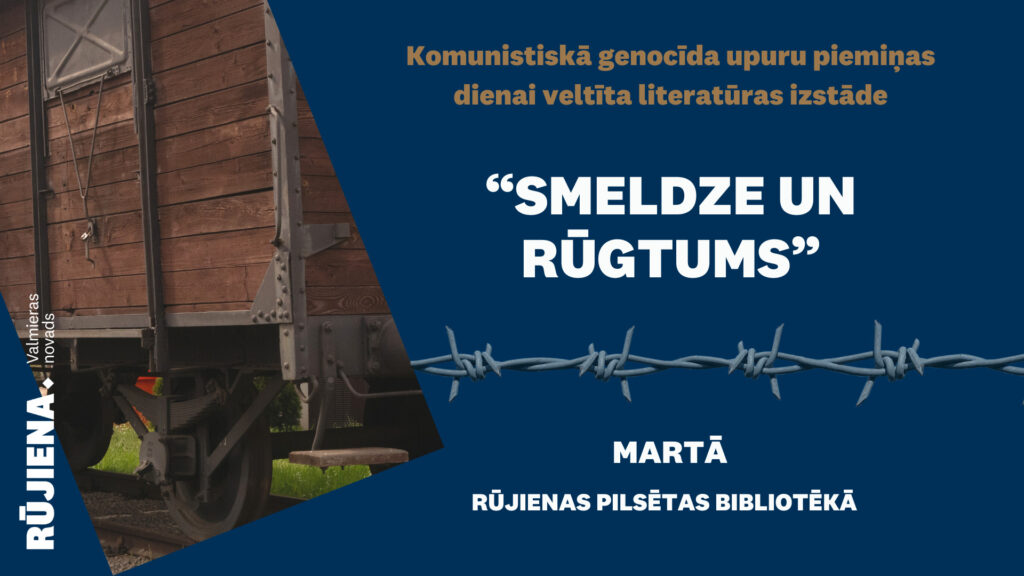 Komunistiskā genocīda upuru piemiņas dienai veltīta literatūras izstāde “Smeldze un rūgtums”