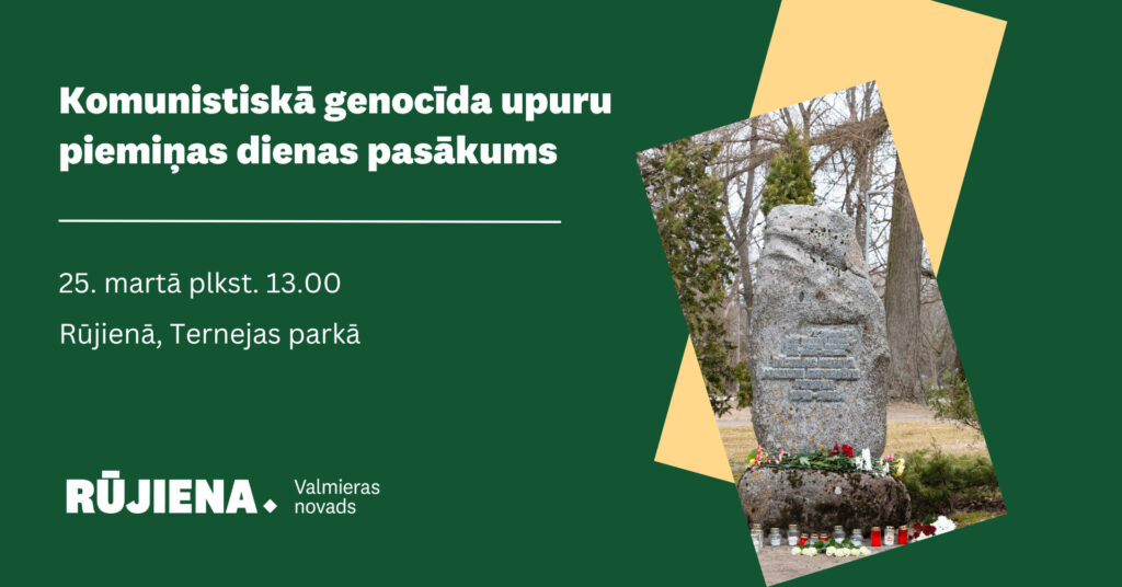 Komunistiskā genocīda upuru piemiņas dienas pasākums