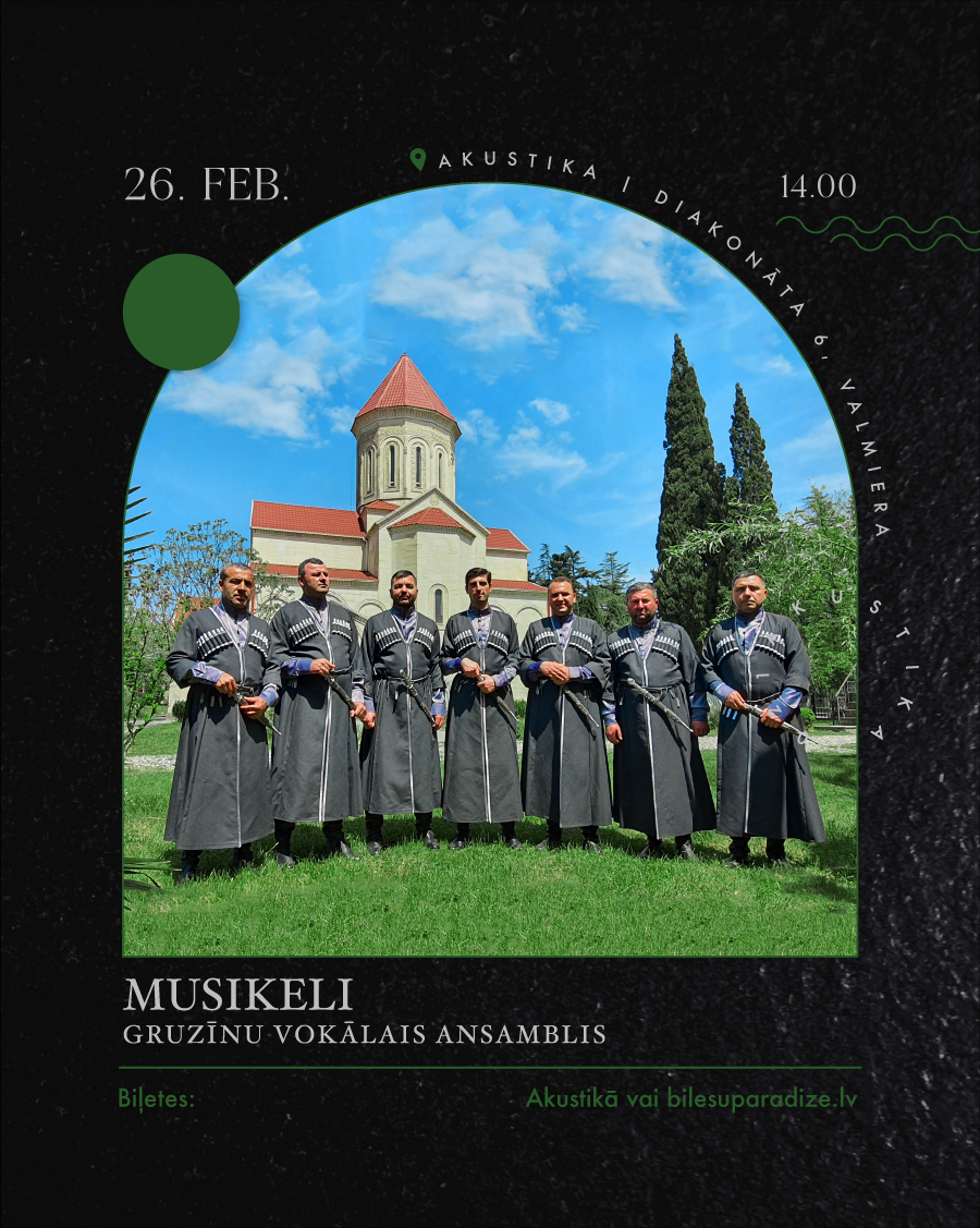 Musikeli ansambļa koncerta afiša