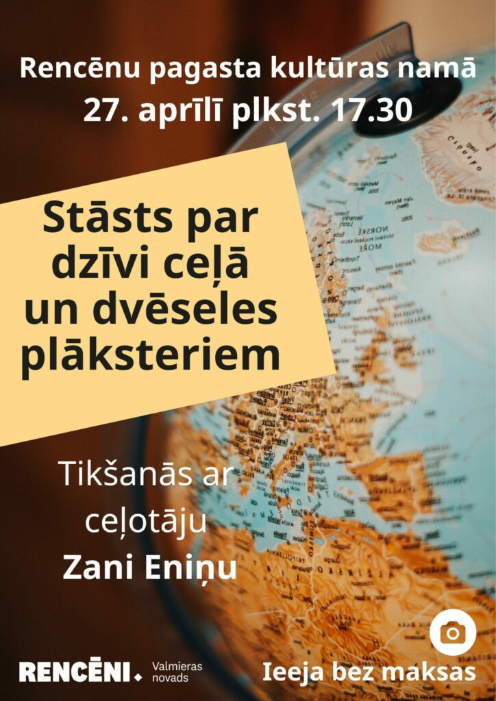 Tikšanās ar ceļotāju Zani Eniņu