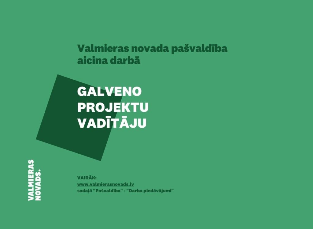 galveno projektu vadītāju