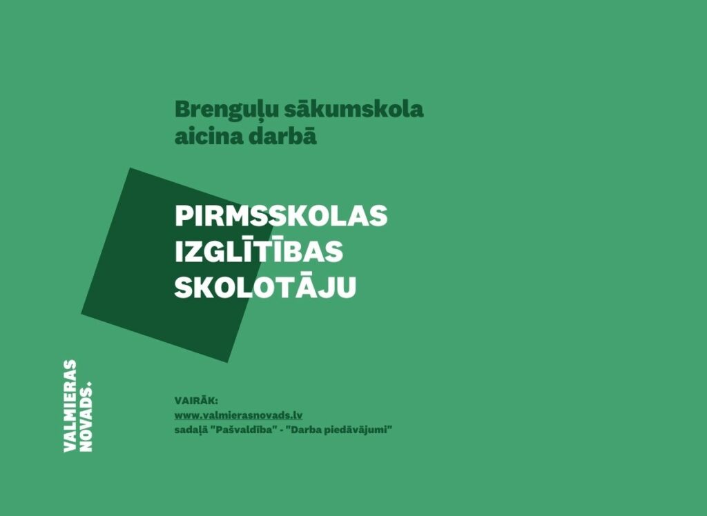 pirmsskolas izglītības skolotāju Brenguļu ssk