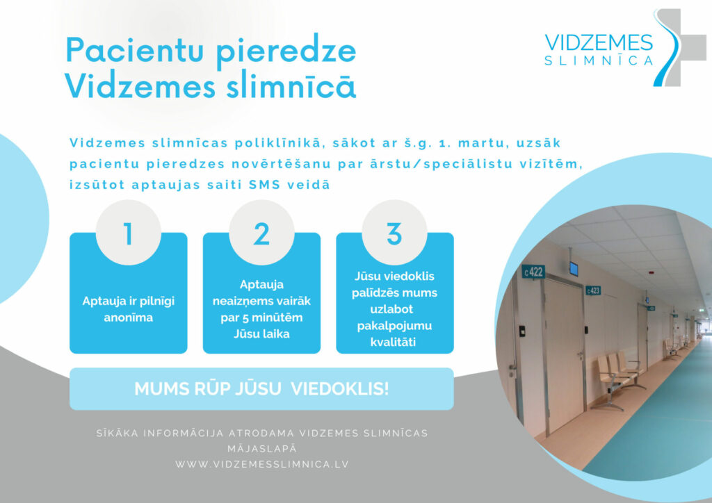 Aicina pacientus novērtēt savu pieredzi