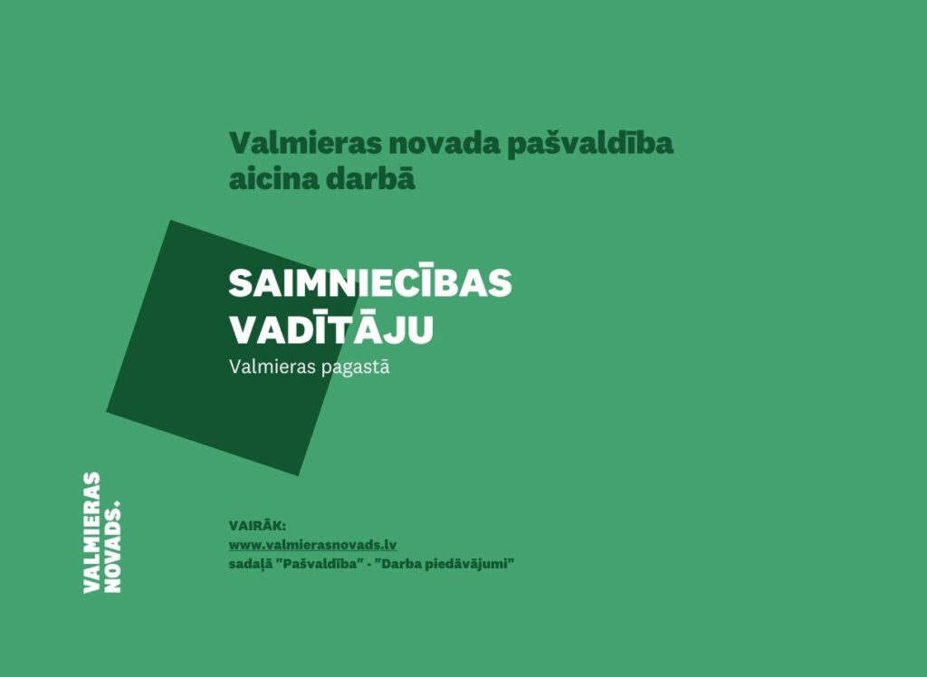Saimniecības vadītājs Valmieras pagastā