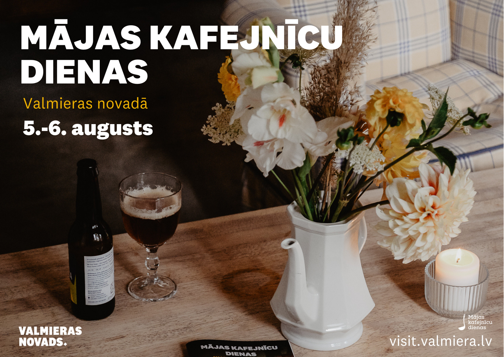 Mājas kafejnīcu dienas Valmieras novadā vizuāls attēls