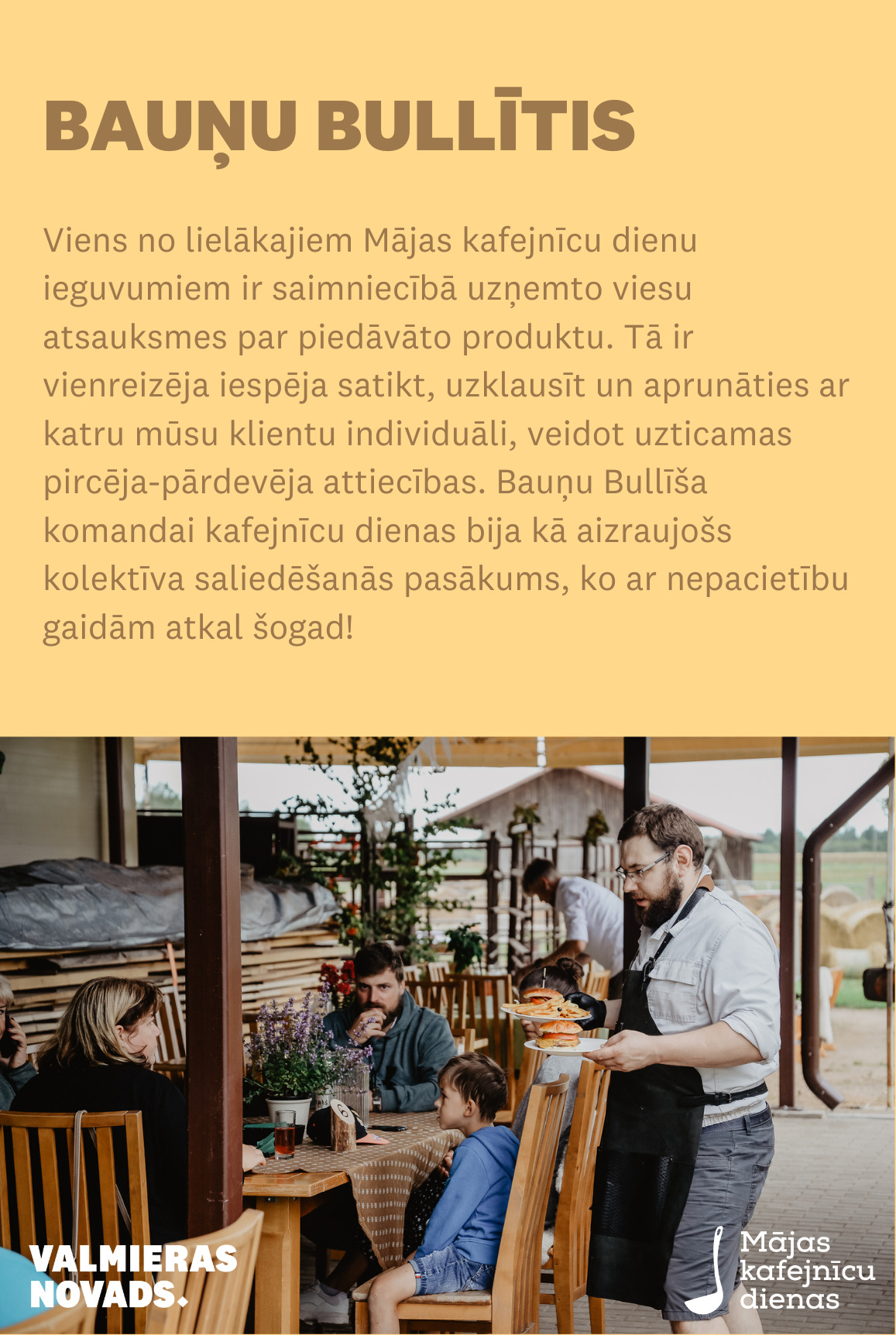Mājas kafejnīcu dienas Valmieras novadā - dalībnieku atziņas