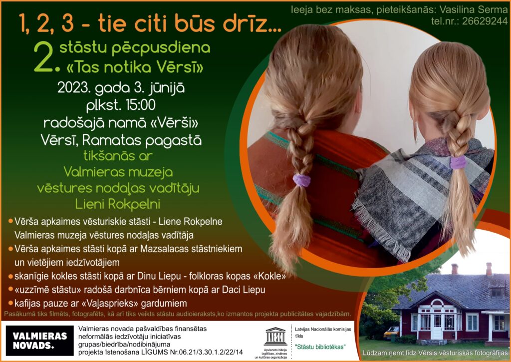 Projekta "1, 2, 3 - tie citi būs drīz..." noslēguma stāstu pēcpusdiena