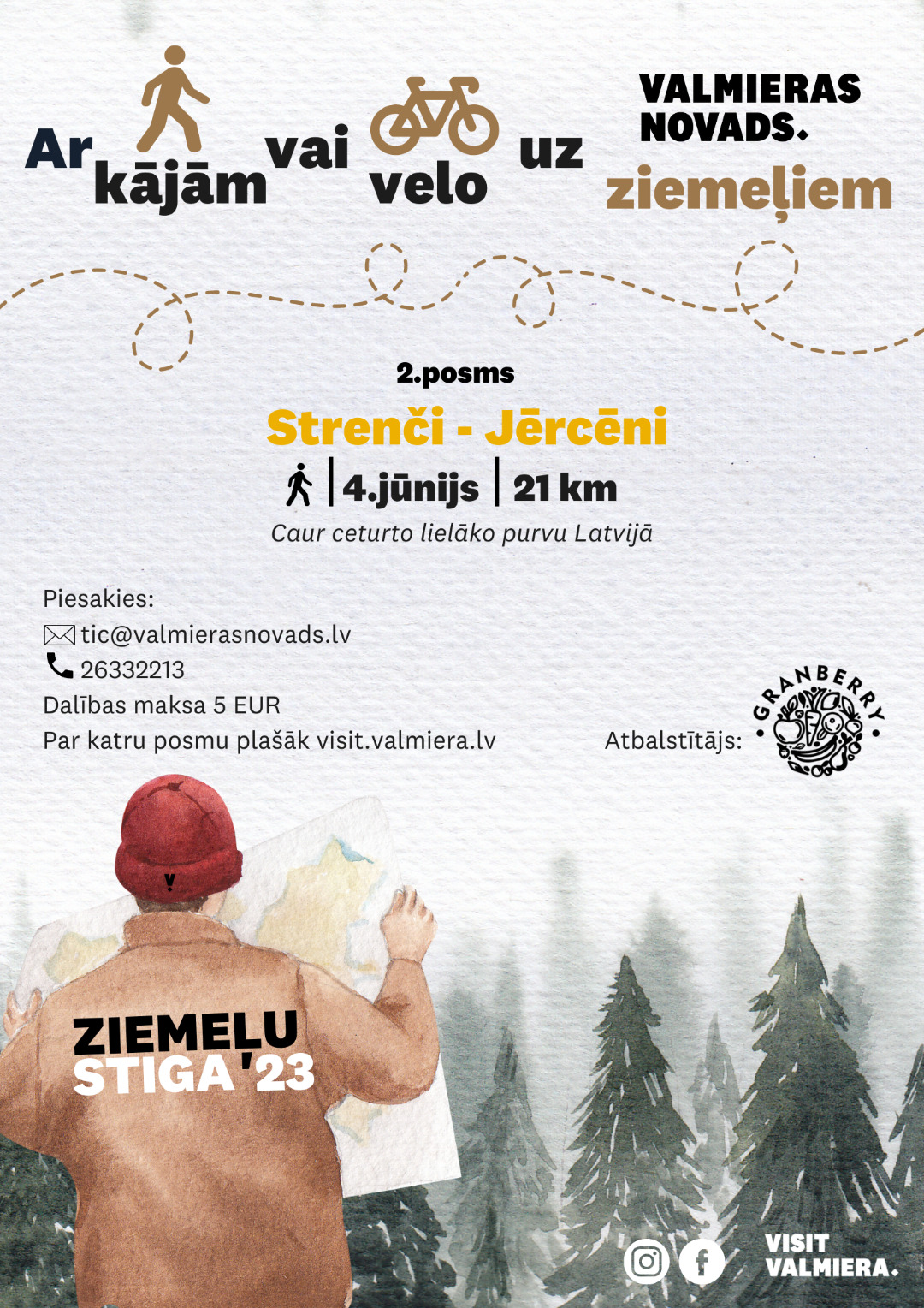 Pārgājienu un velo cikls "Ziemeļu stiga" 2. posms