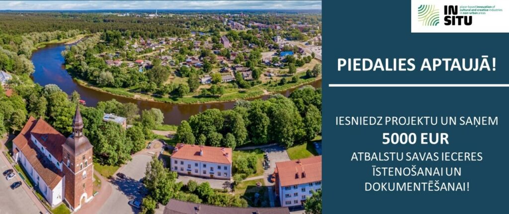 Aicina sniegt informāciju par Valmieras novada radošajiem projektiem pilsētas un novada attīstībai
