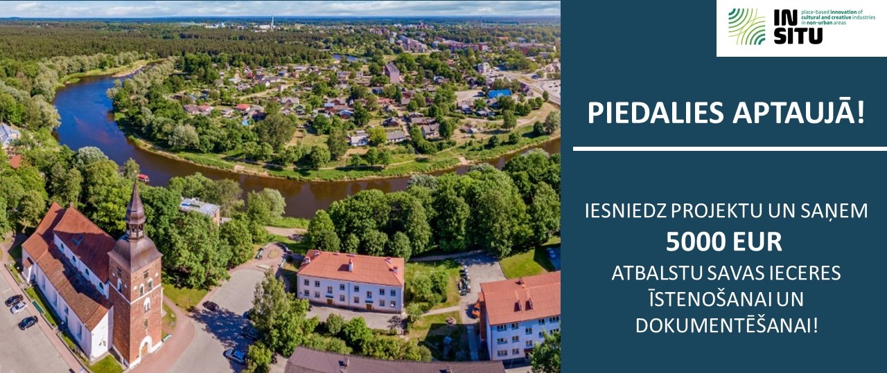 Aicina sniegt informāciju par Valmieras novada radošajiem projektiem pilsētas un novada attīstībai