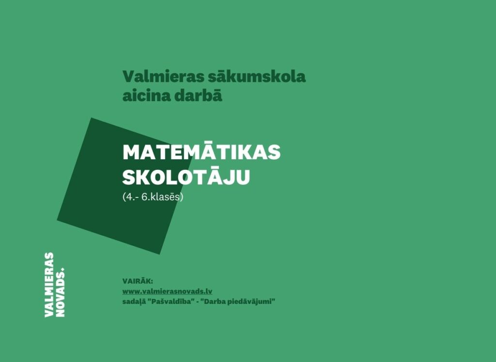 matemātikas skolotājs