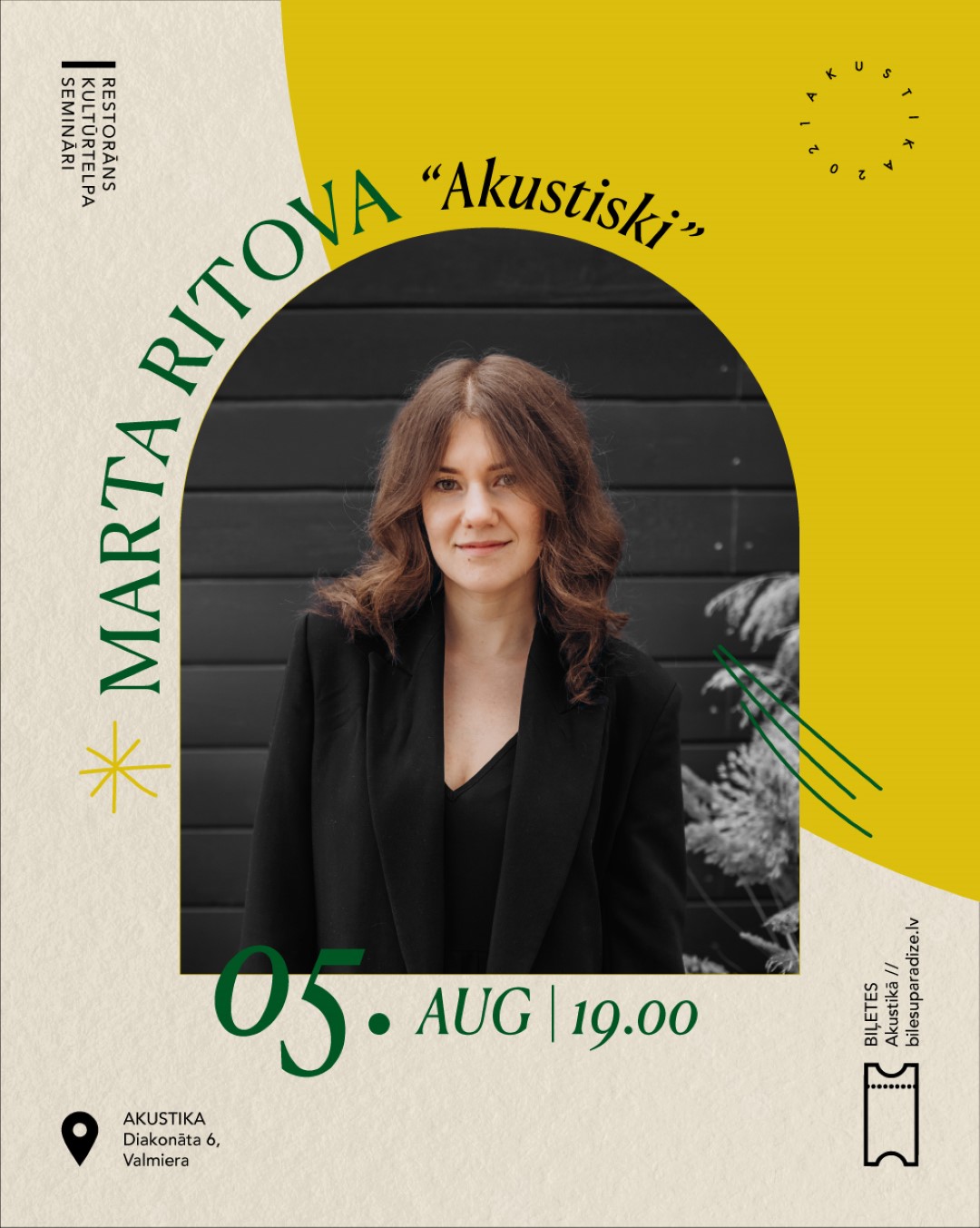 Ritova restorānā "Akustika"