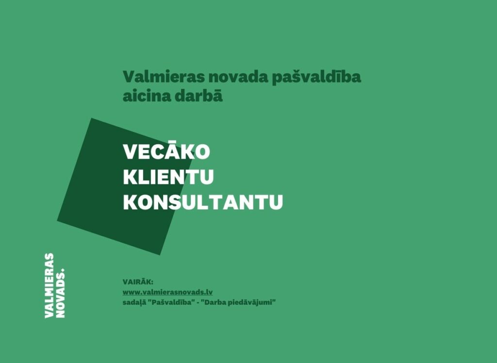 vecāko klientu konsultantu