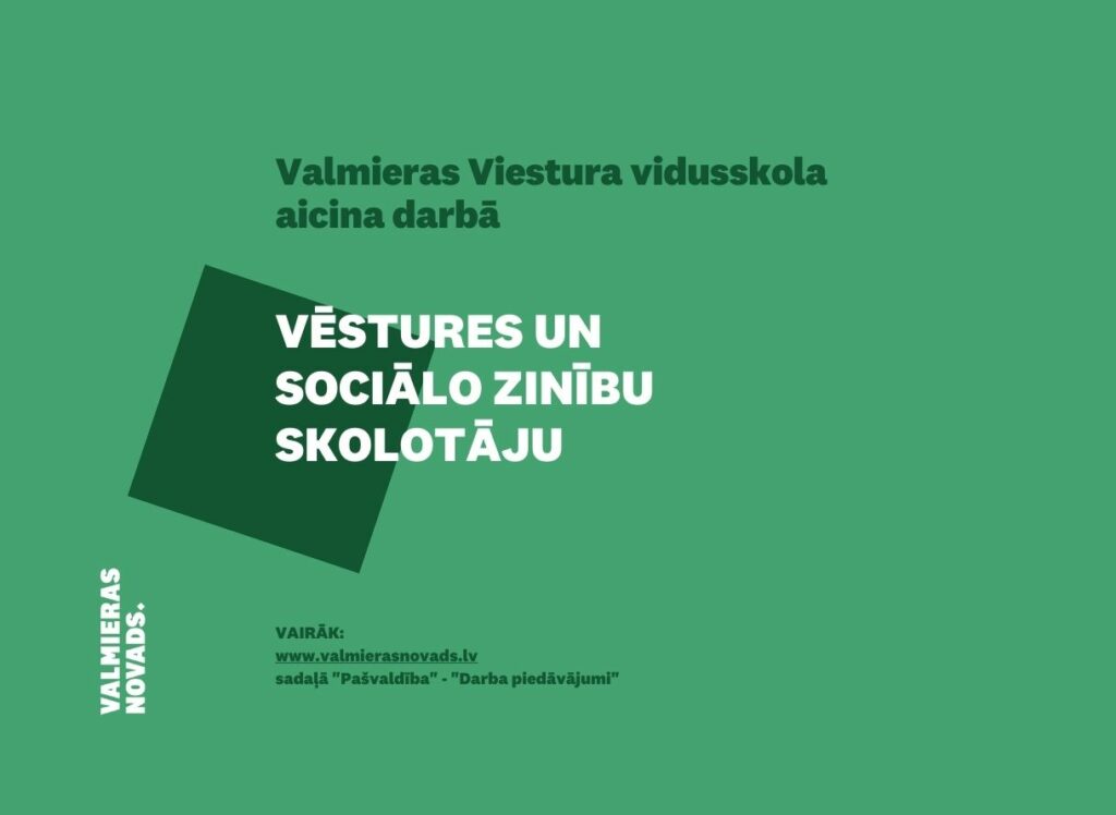 vēstures un sociālo zinību skolotāju VVV