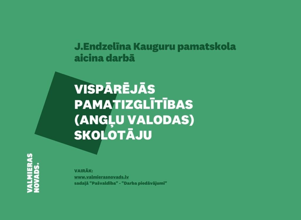 Endzelīna Kauguru pamatskola angļu valoda
