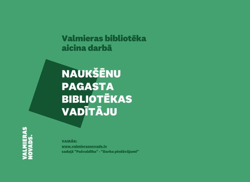 Naukšēnu pagasta bibliotēkas vadītāju