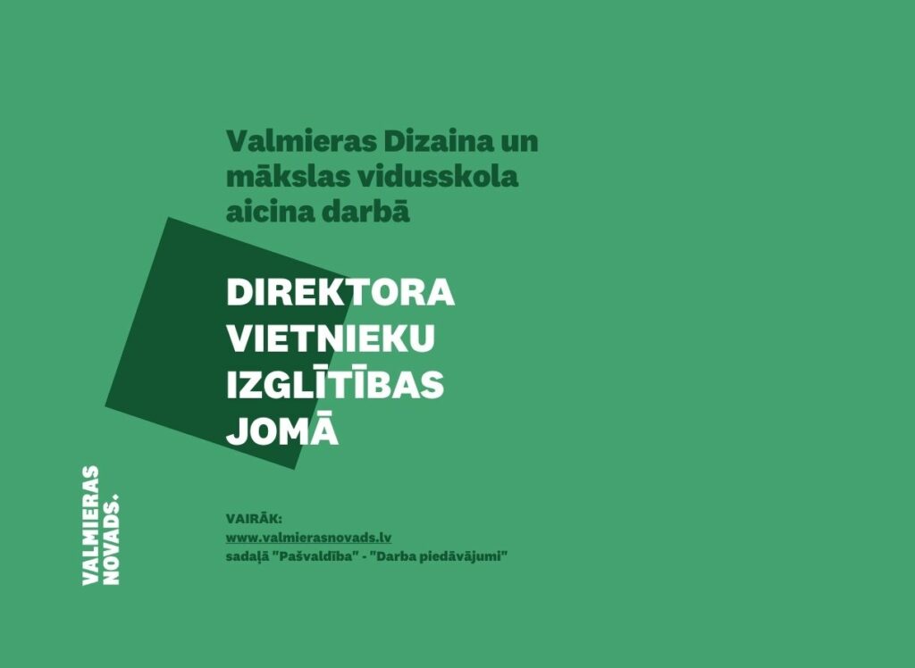 direktora vietnieku izglītības jomā VDMV