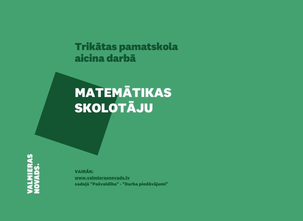 matemātikas skolotāju Trikātas psk