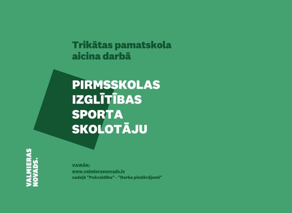 pirmsskolas izglītības sporta skolotāju Trikātas psk