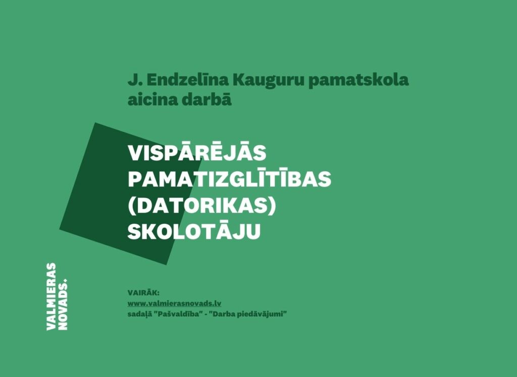 vispārējās pamatizglītības skolotāju Endzelīna Kauguru psk