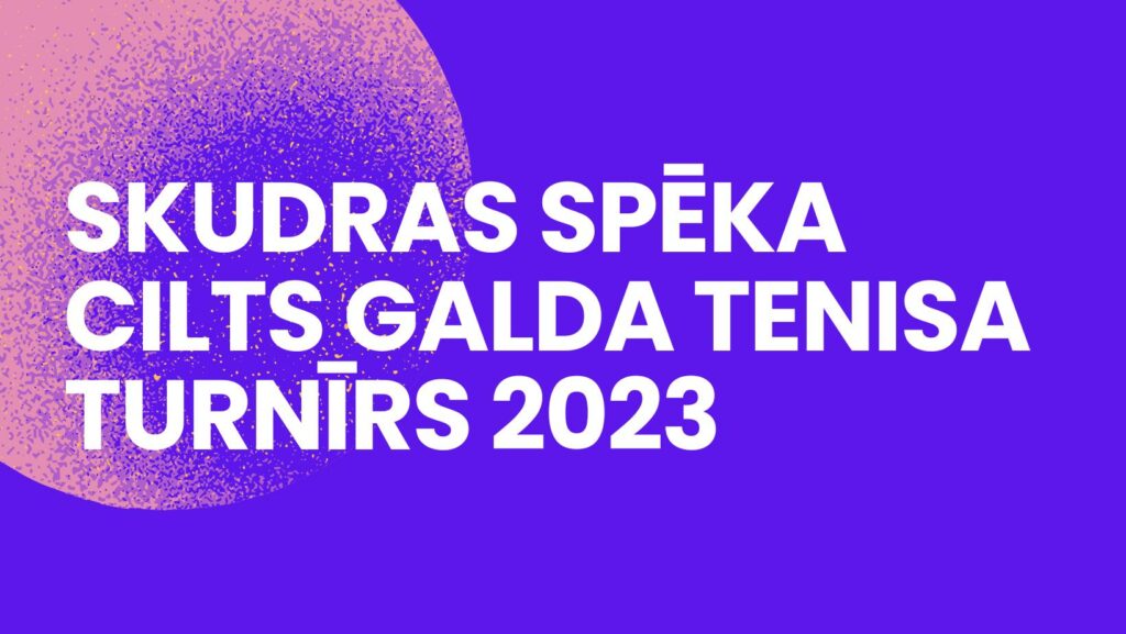 Skudras spēka cilts galda tenisa turnīrs