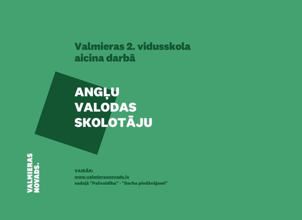 angļu valodas skolotāju V2V