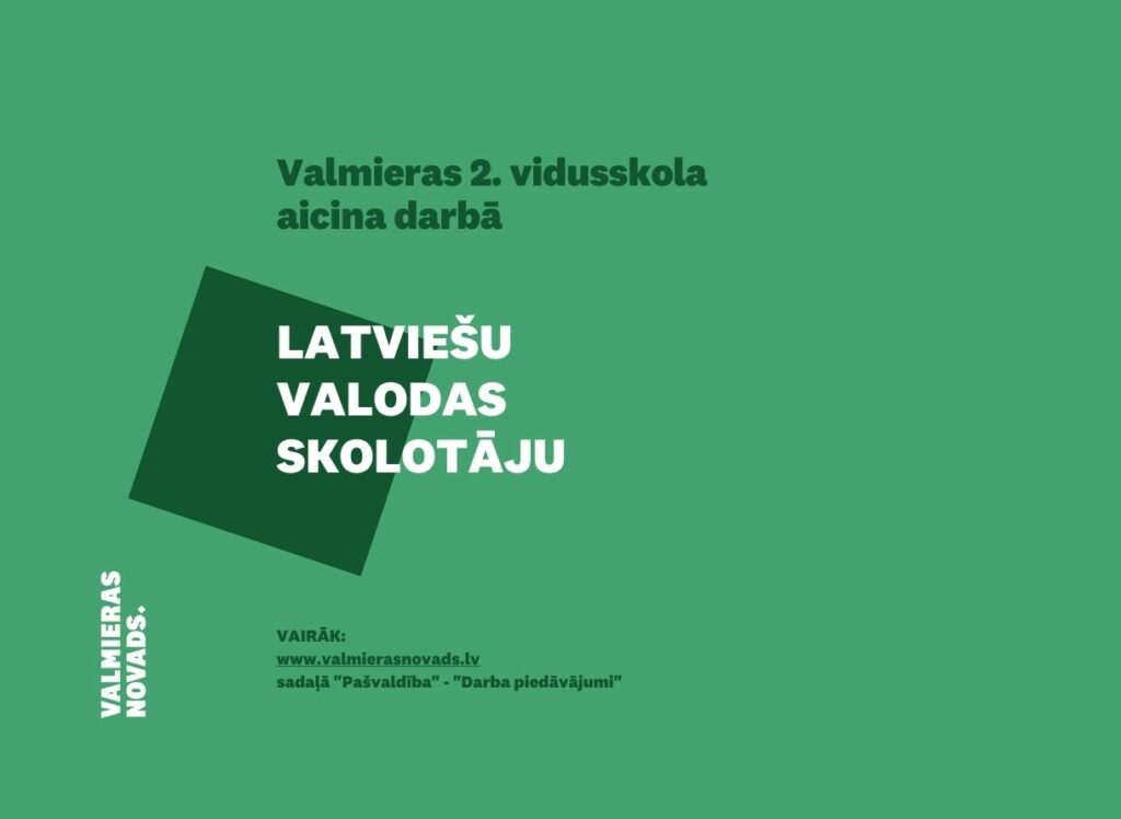 latviešu valodas skolotāju V2V