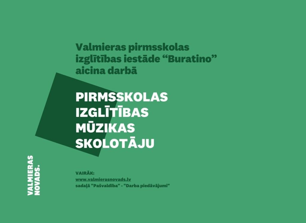 pirmsskolas izglītības mūzikas skolotāju Buratino