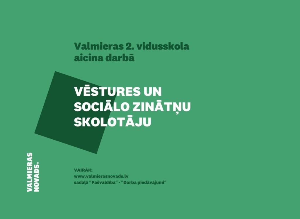 vēstures un sociālo zinātņu skolotāju V2V