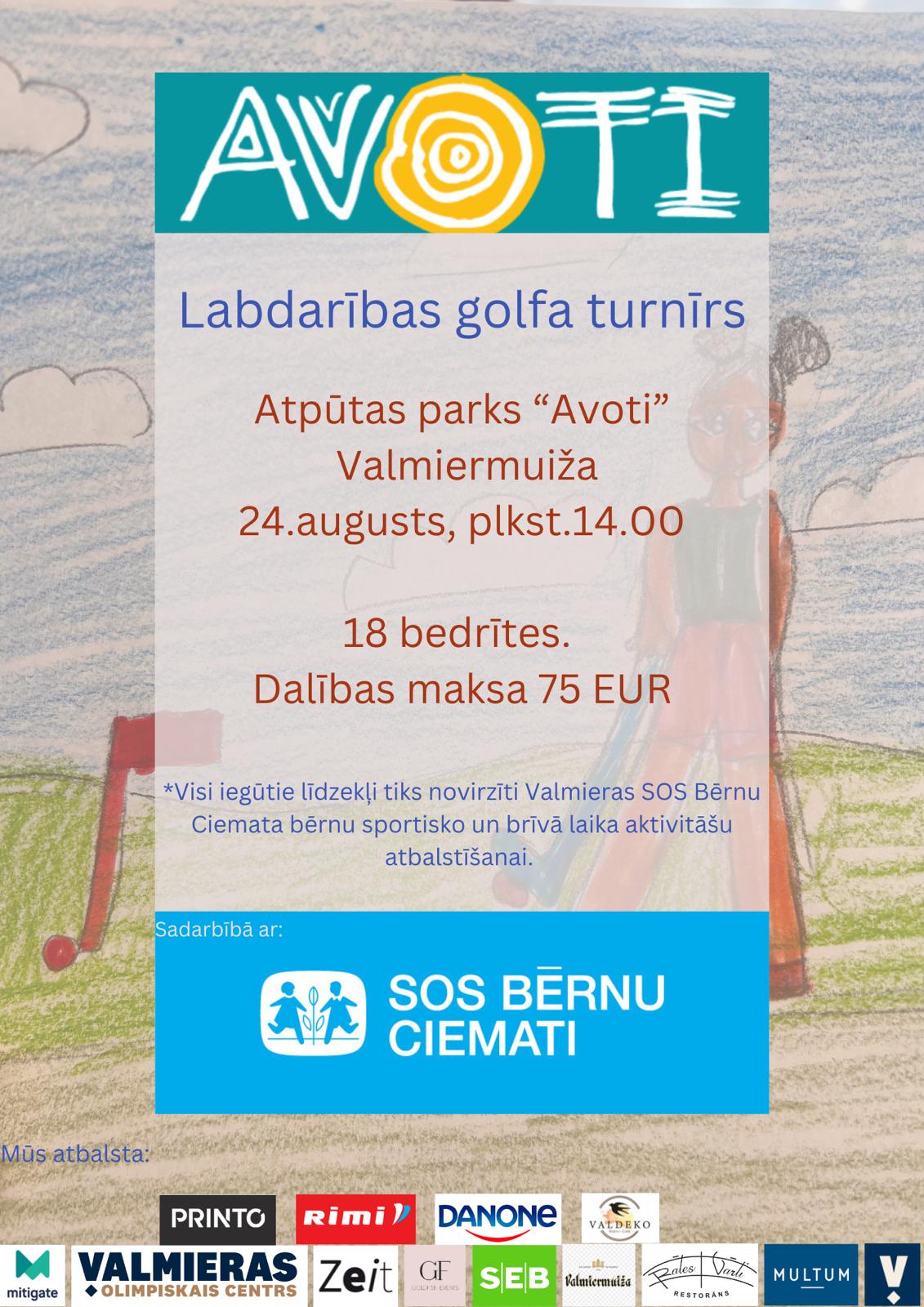 Labdarības golfa turnīrs