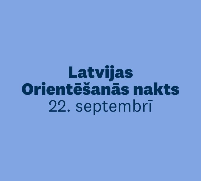 22. septembrī Valmierā - Latvijas Orientēšanās nakts 2023