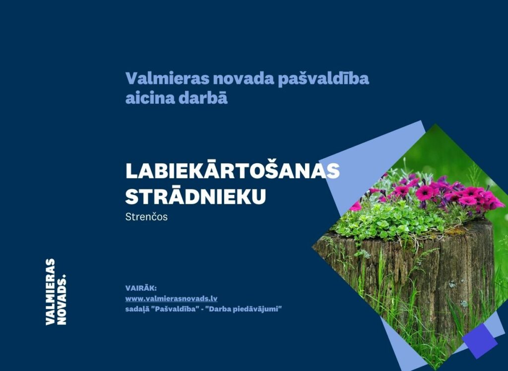 labiekārtošanas strādnieku Strenčos