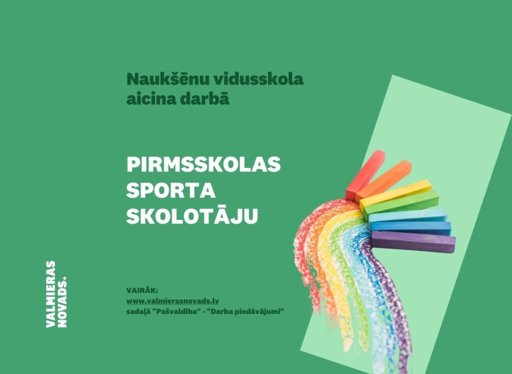 pirmsskolas sporta skolotāju Naukšēnu vsk