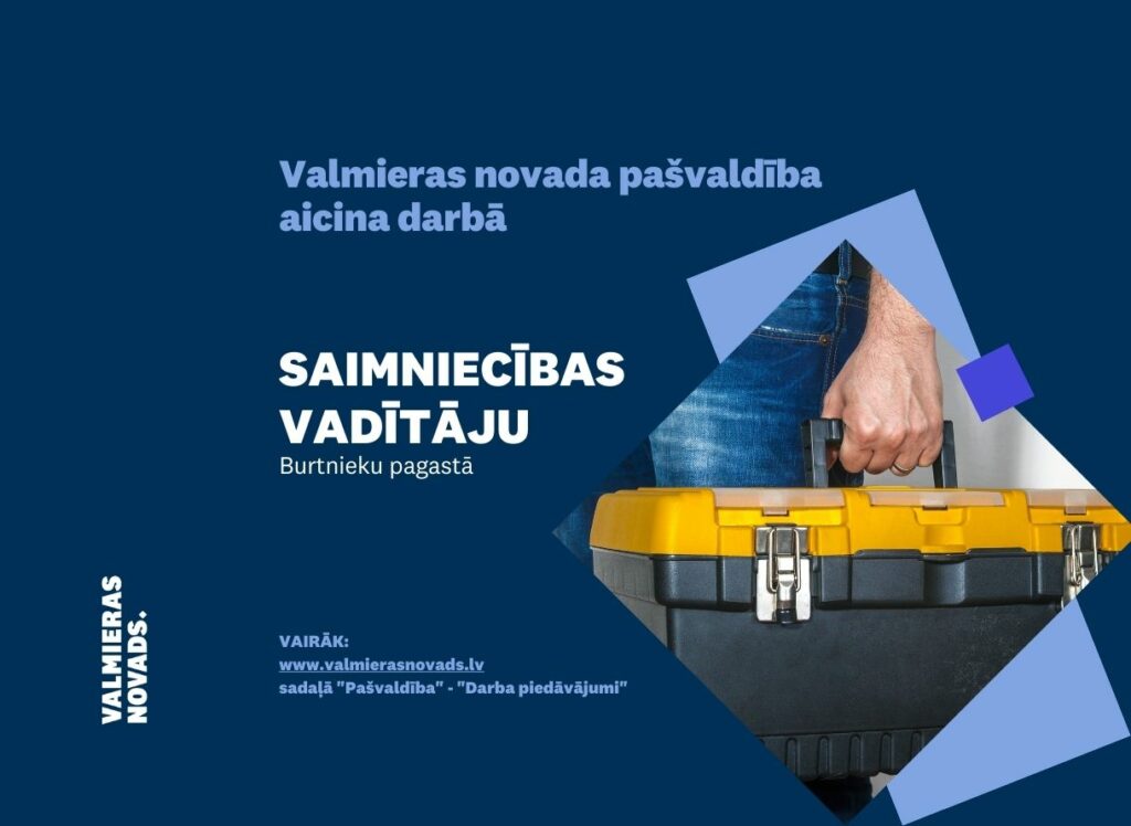 saimniecības vadītājs Burtnieku pag