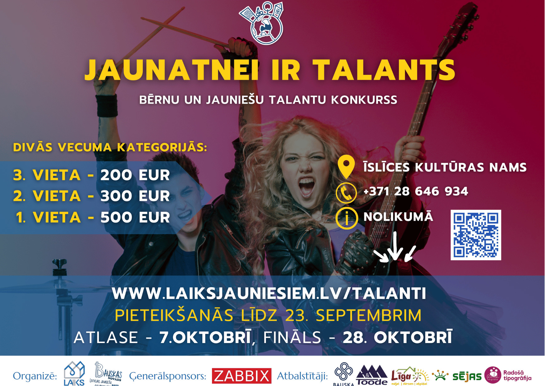 Jaunatnei ir talants