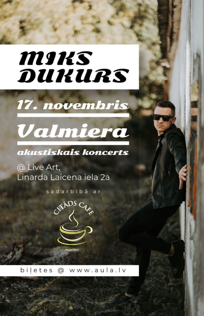 Mika Dukura akustiskais koncerts (17.11.)