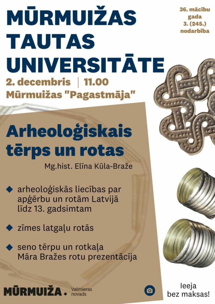 Mūrmuižas Tautas universitātes nodarbība