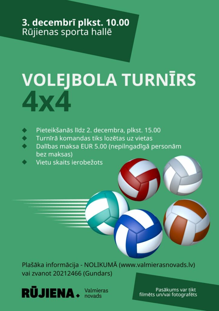 Volejbola turnīrs 4x4