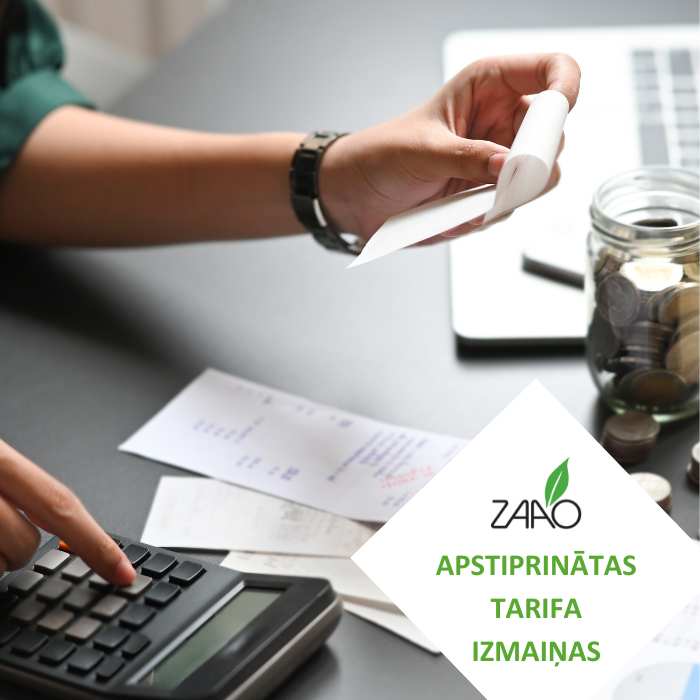 Apstiprinātas tarifa izmaiņas
