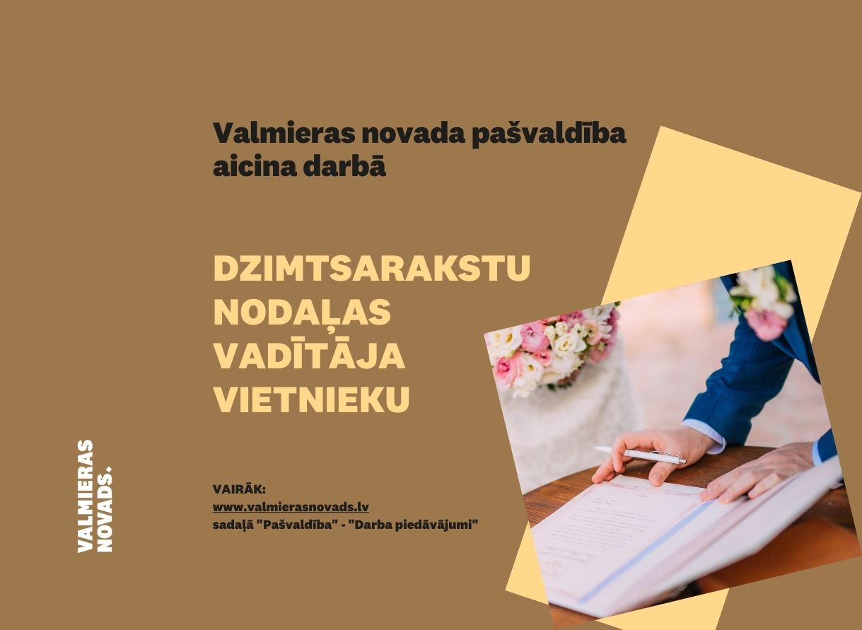 dzimtsarakstu nodaļas vadītāja vietnieks