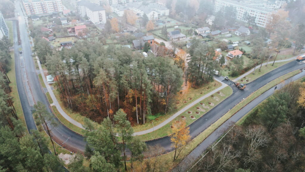 Jaunais Linarda Laicena ielas posms 200 m garumā. Foto: Armands Miķelsons