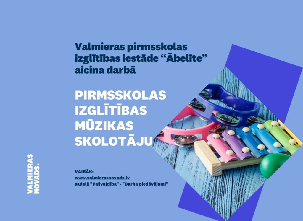 pirmsskolas izglītības mūzikas skolotāju Ābelīte