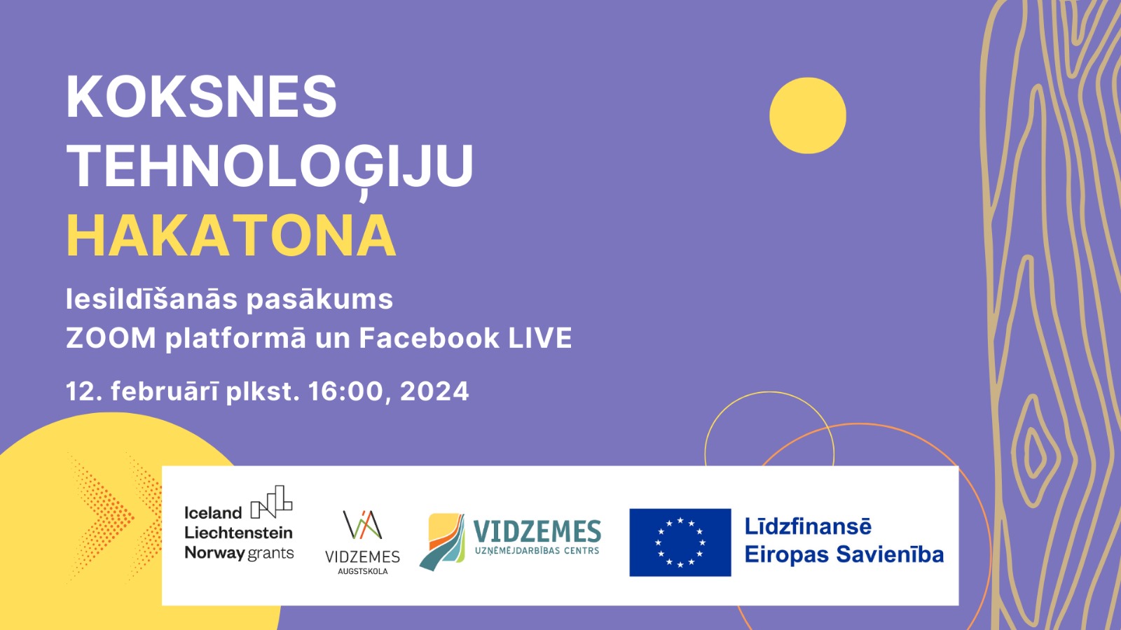 Koksnes Tehnoloģiju hakatona iesildīšanās pasākums